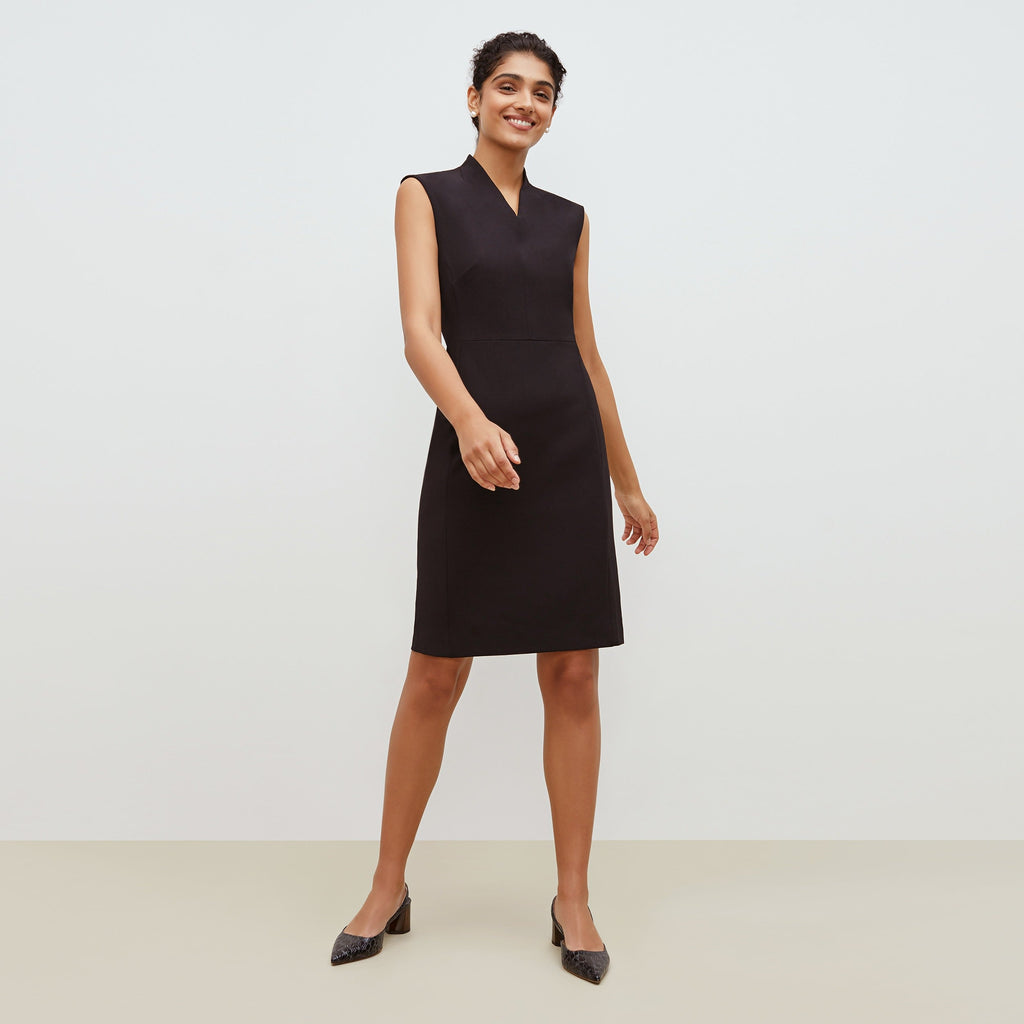 Aditi Dress - Recycled WonderTex :: Black