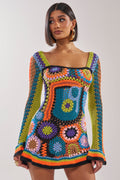 PARADISE FOUND KNIT MINI DRESS