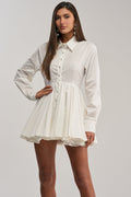 THE IT GIRL POPLIN MINI DRESS