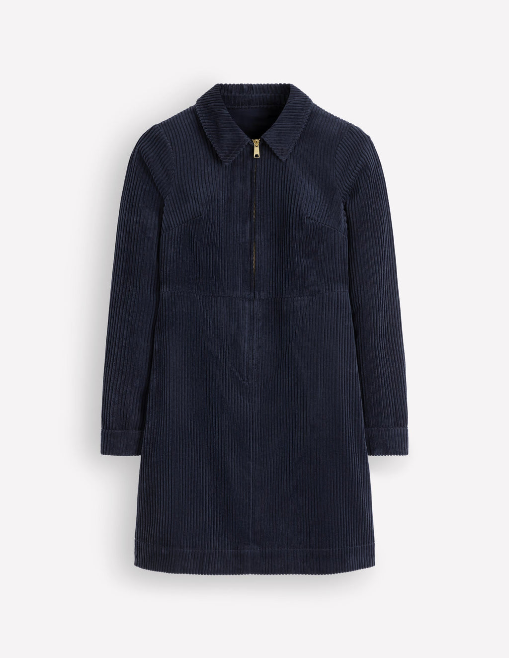 Bronte Cord Short Dress-Navy