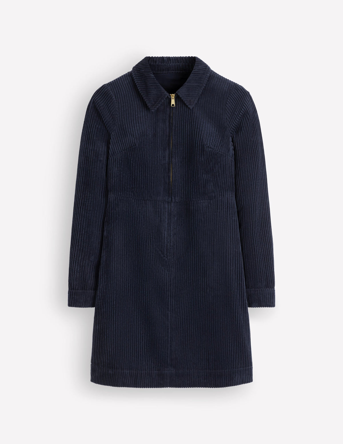 Bronte Cord Short Dress-Navy