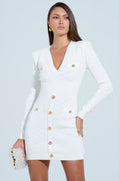 SUSIE MINI DRESS IN WHITE