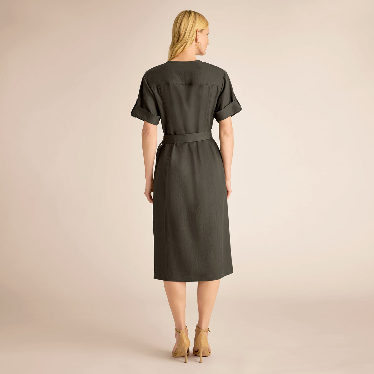 Artemis Safari Dress - Everyday Twill :: Anchor