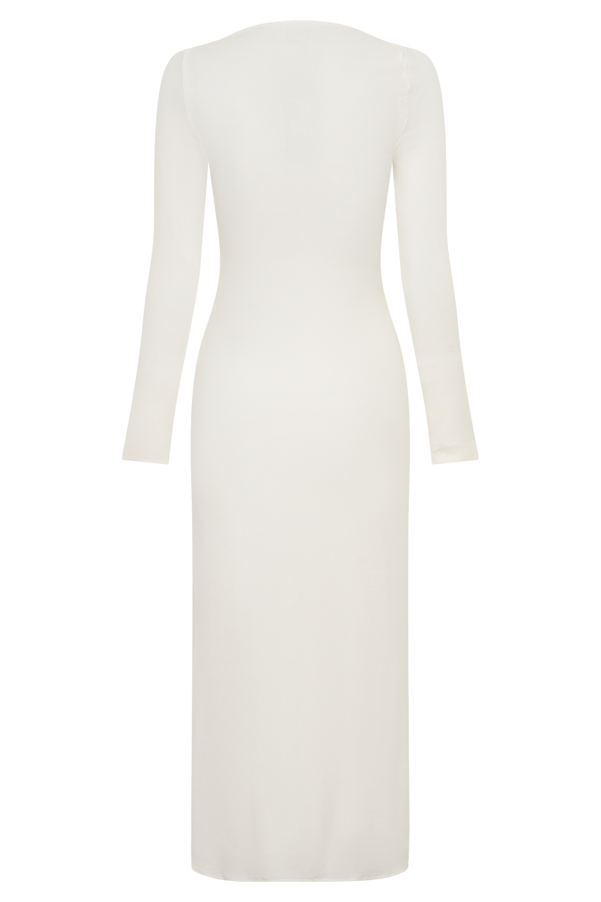 Freja Long Sleeve Midi Dress - White