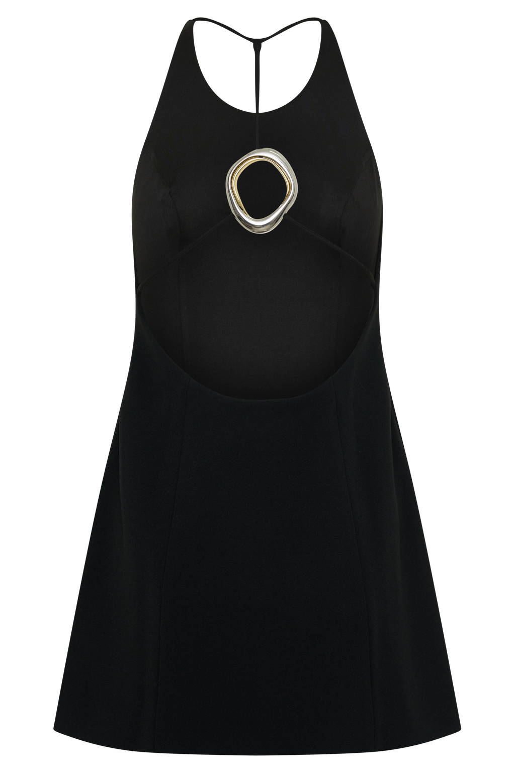 Lucianne Hardware Mini Dress - Black