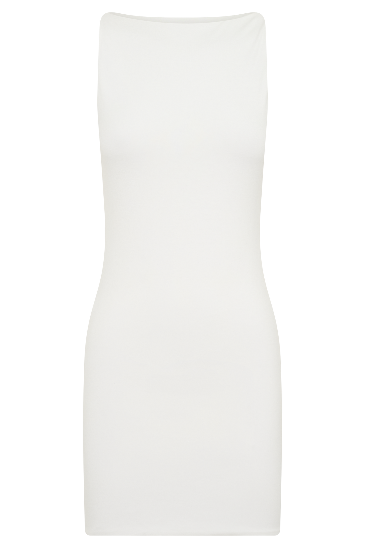 Yura Backless Twist Mini Dress - White