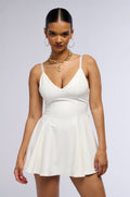 DONT TEXT PU MINI DRESS
