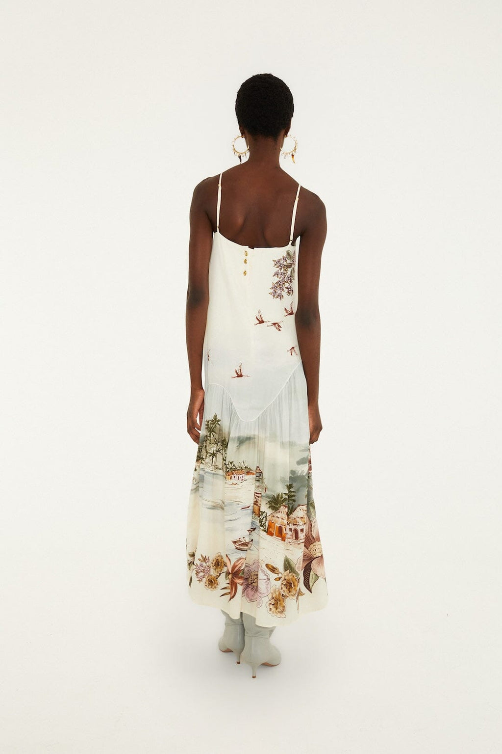 Toile De Rio Sleeveless Maxi Dress