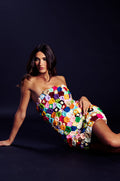YA I'M CUTE FLORAL MINI DRESS